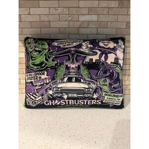 Ghostbusters Throw Pillow Slimer Stay Puft Ecto-1 Horror Decorative Cushion